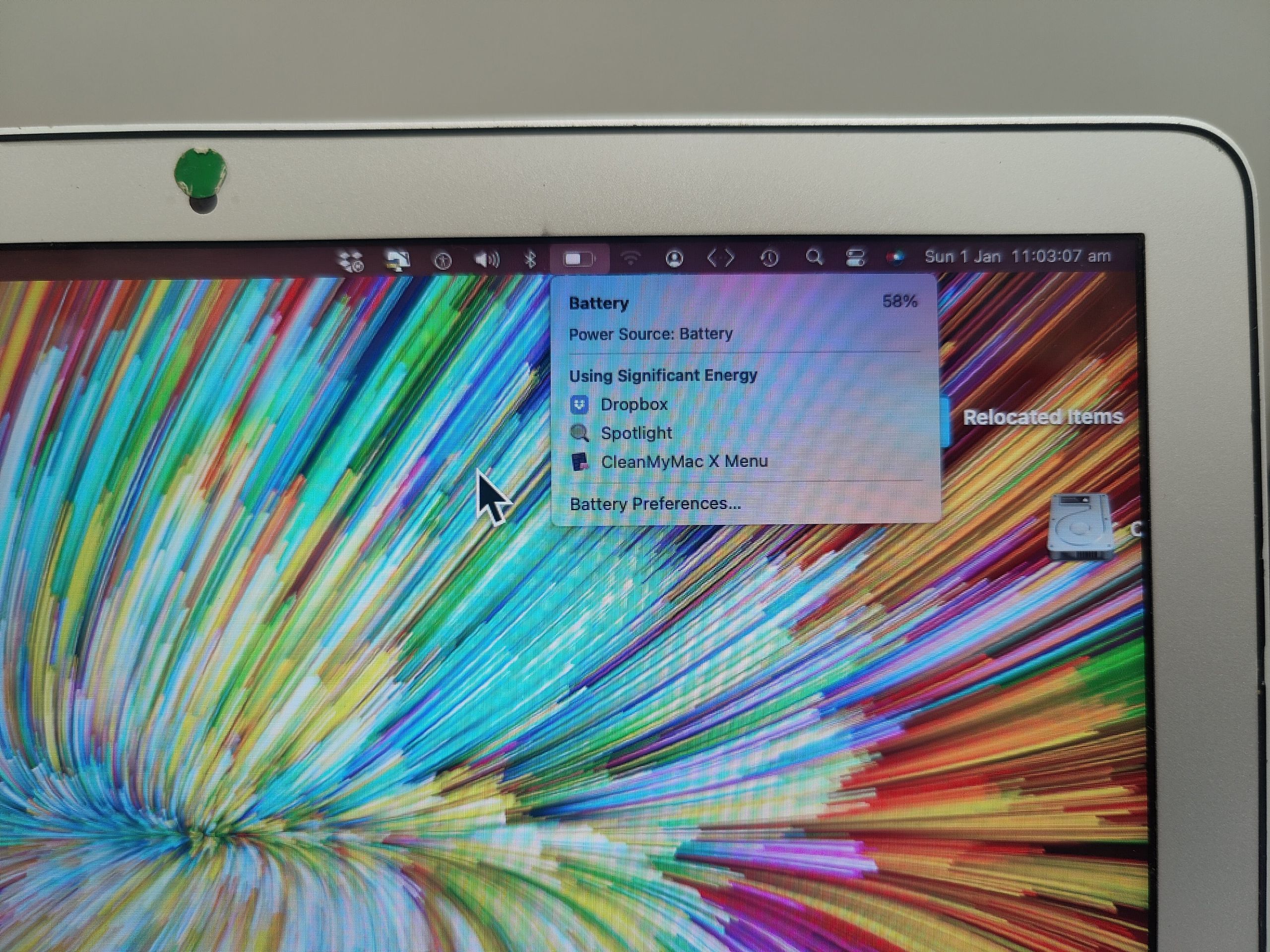Apple MacBook Air 13 inch 2015 Resolved Battery Problem Screen View