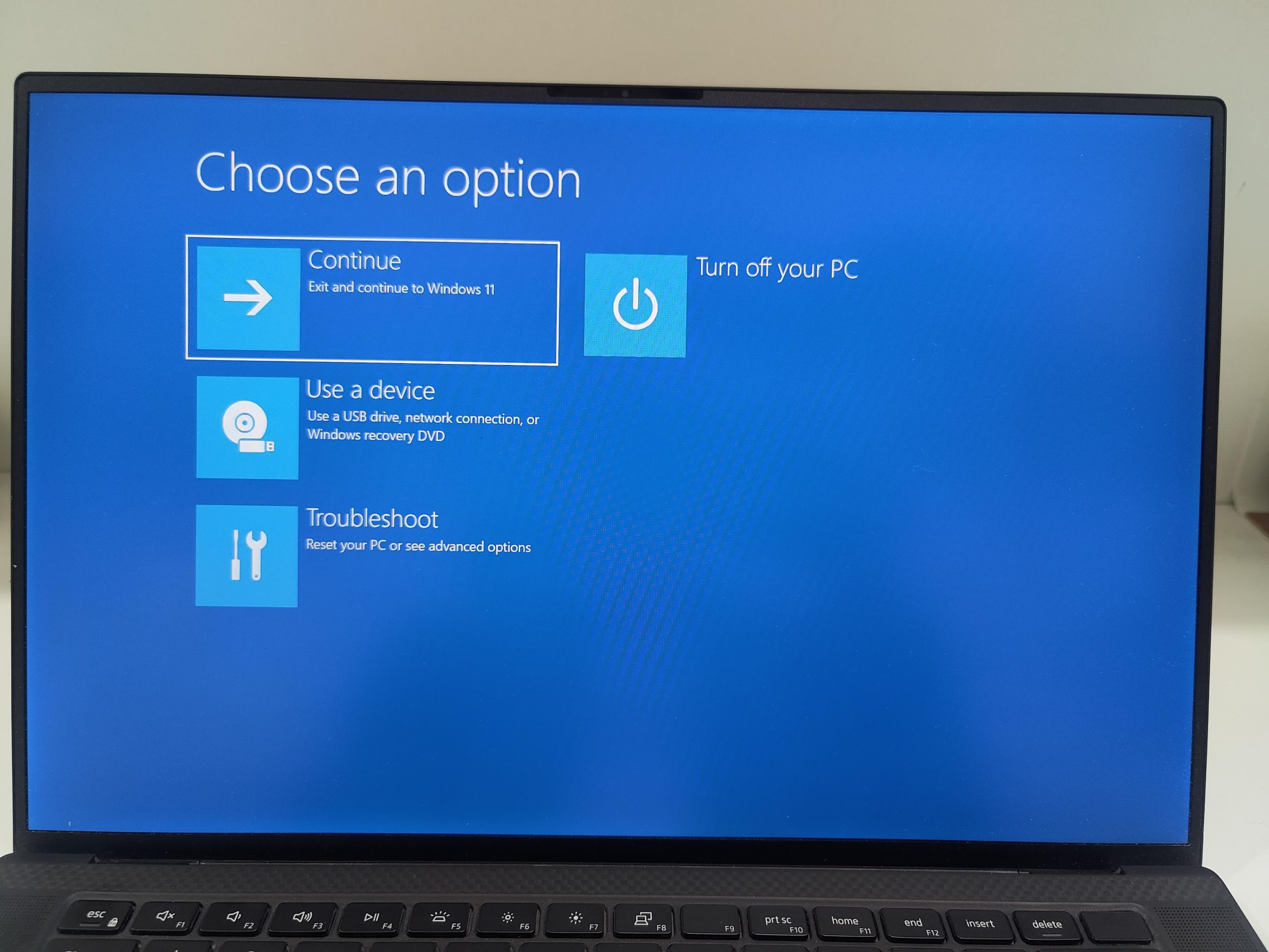 close up Laptop stuck in start up