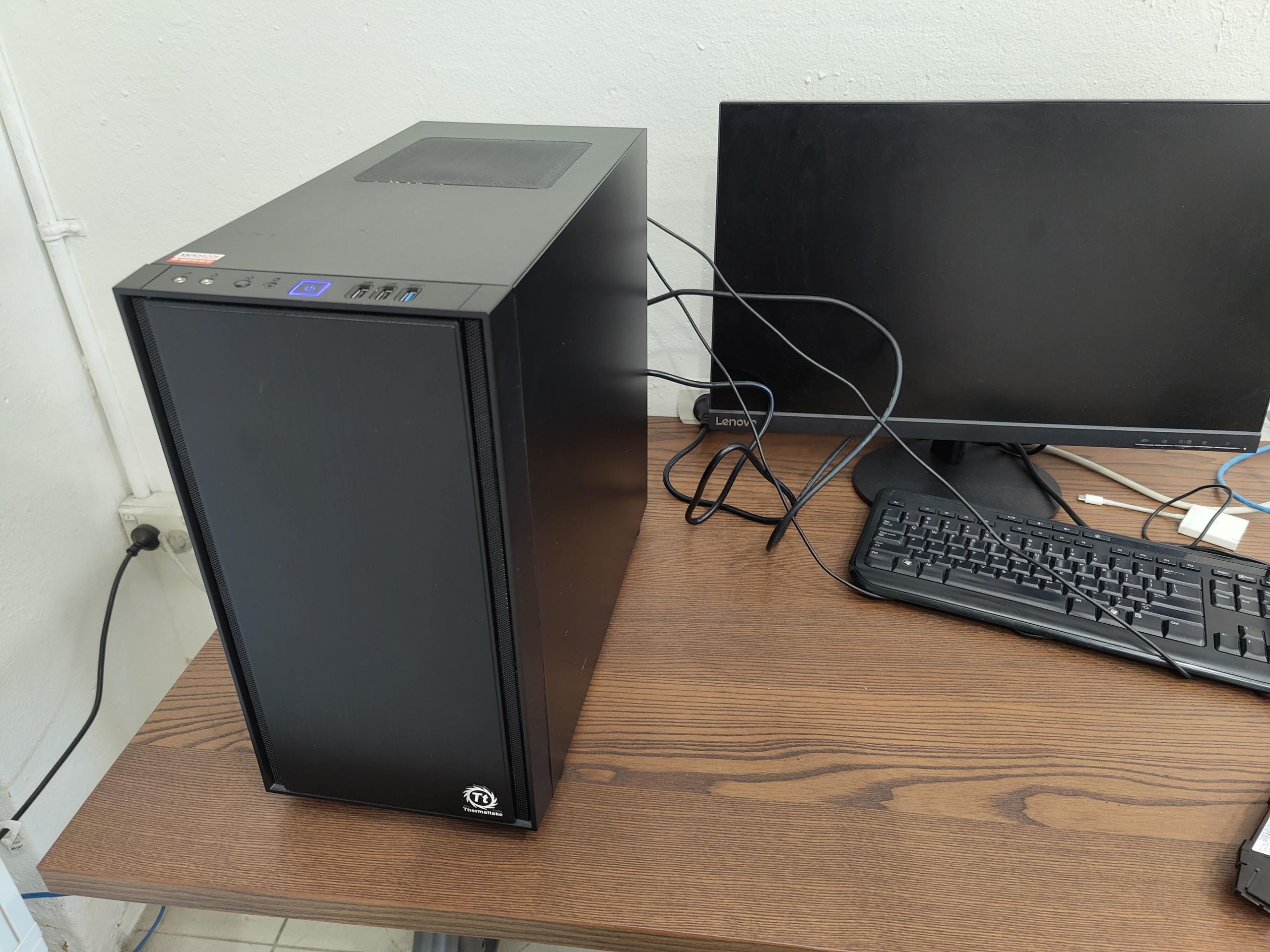 Custom-Built PC Full View of Error A