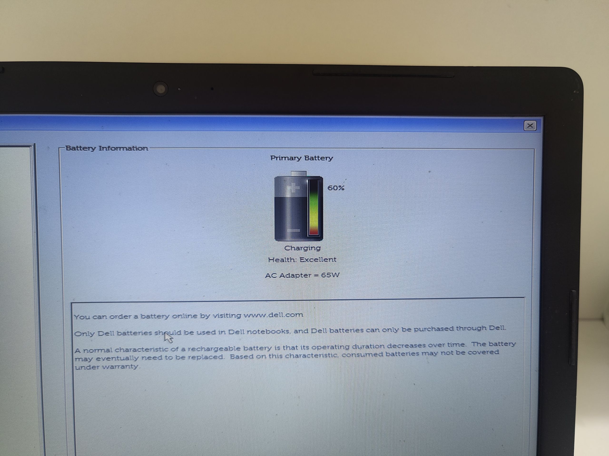 Dell Inspiron after repair