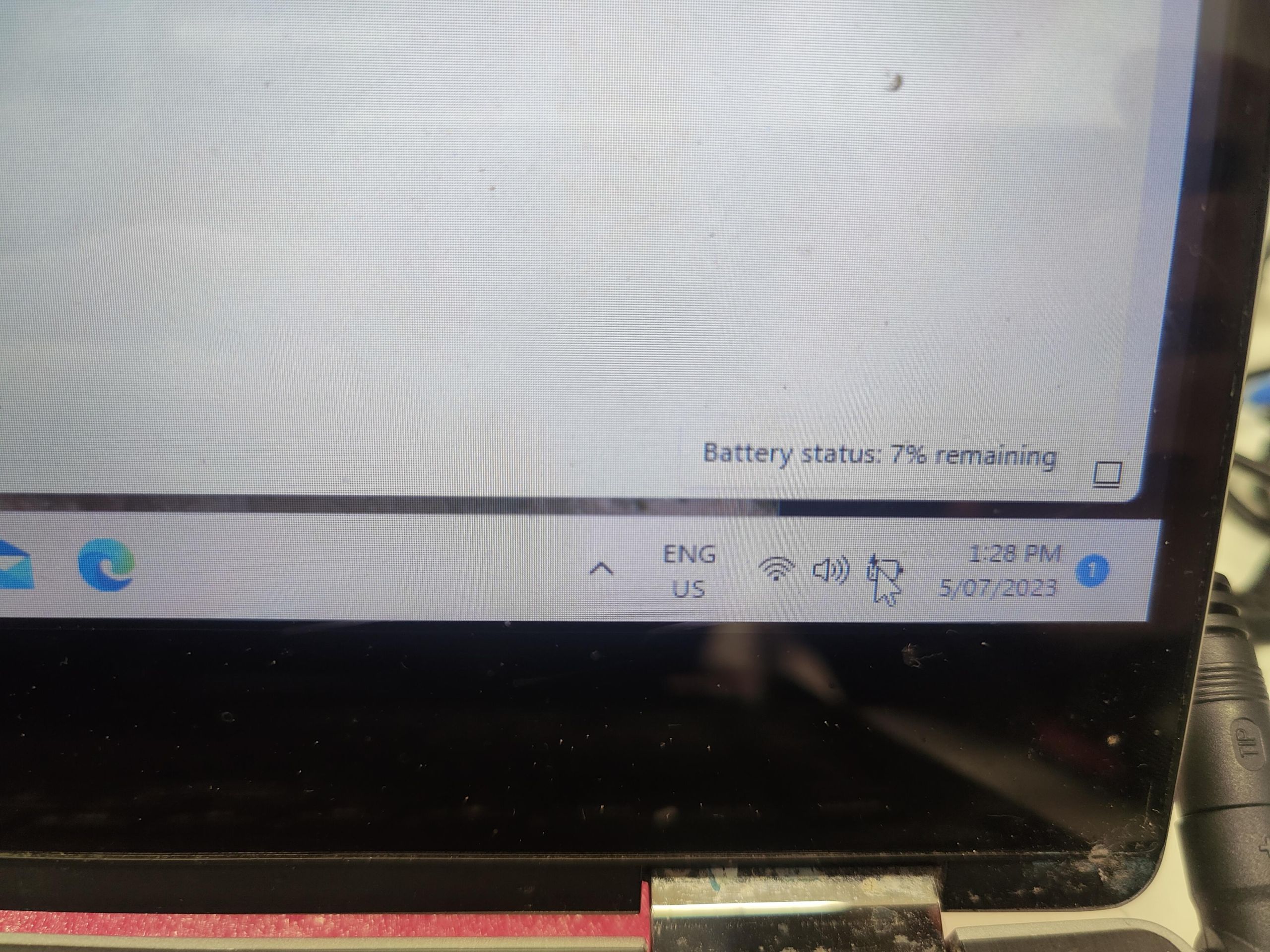 Picture of an HP Pavilion with Battery Problem B