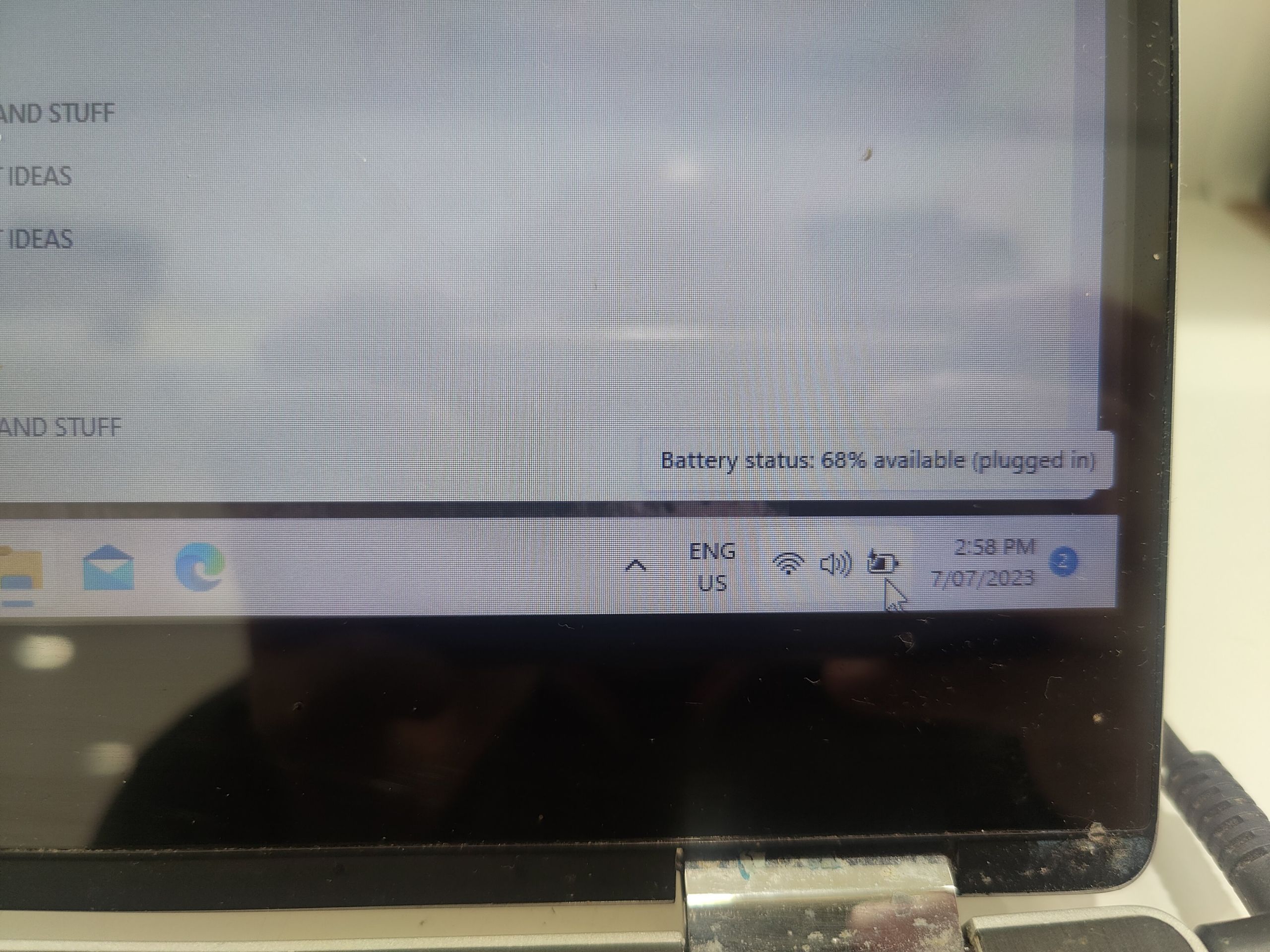 Picture of an HP Pavilion with Resolved Battery Problem