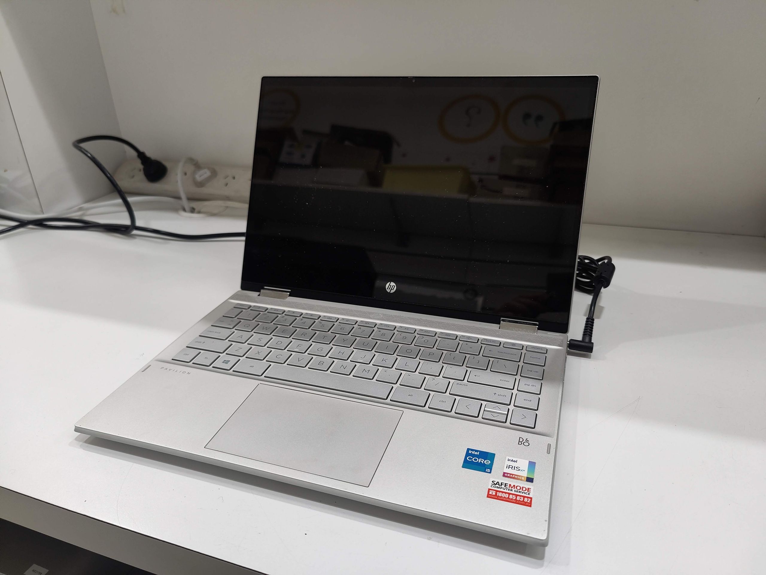 Opened HP Laptop