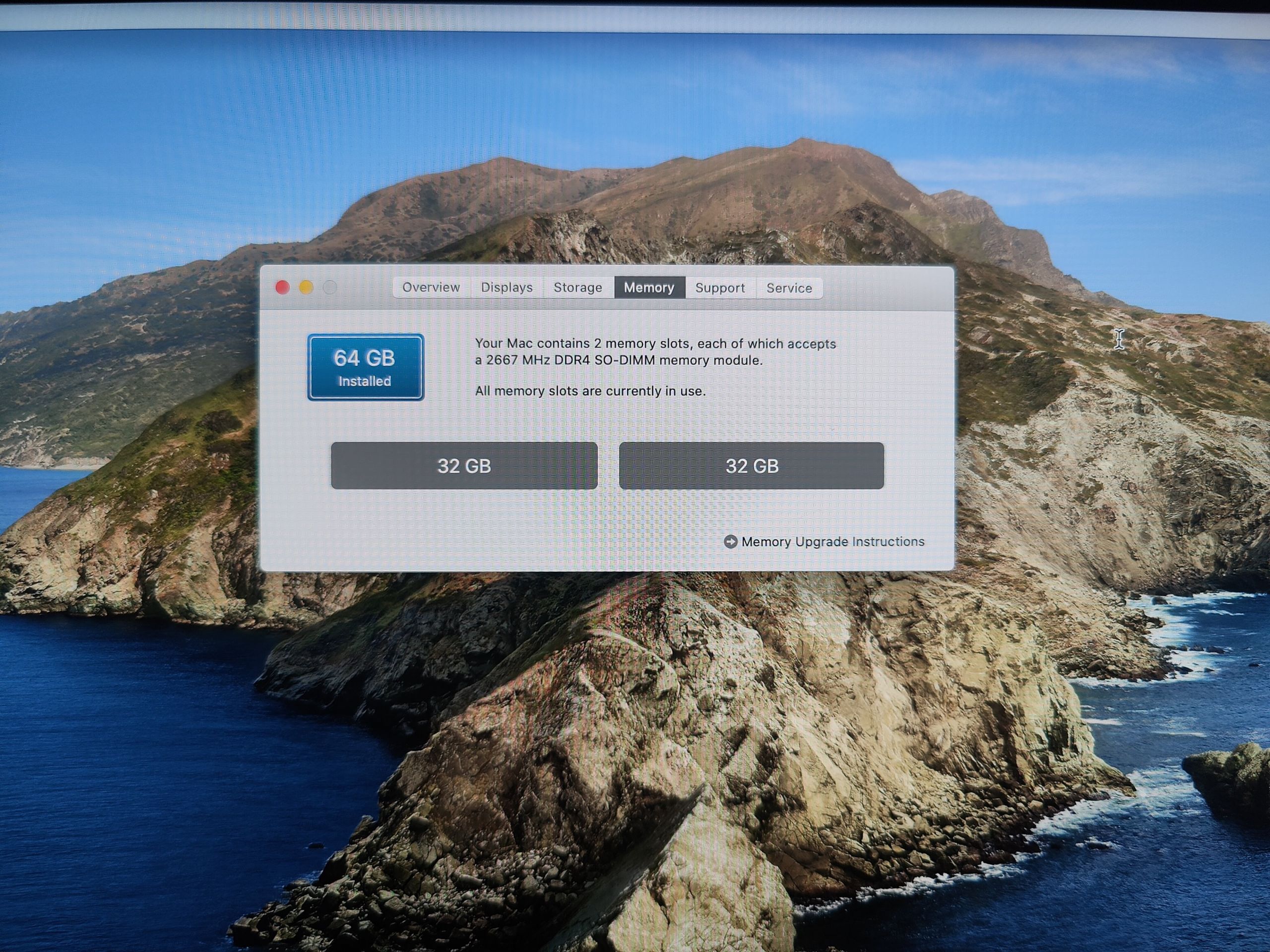 Screenshot RAM