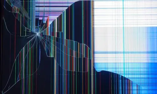 crack on apple laptop screen