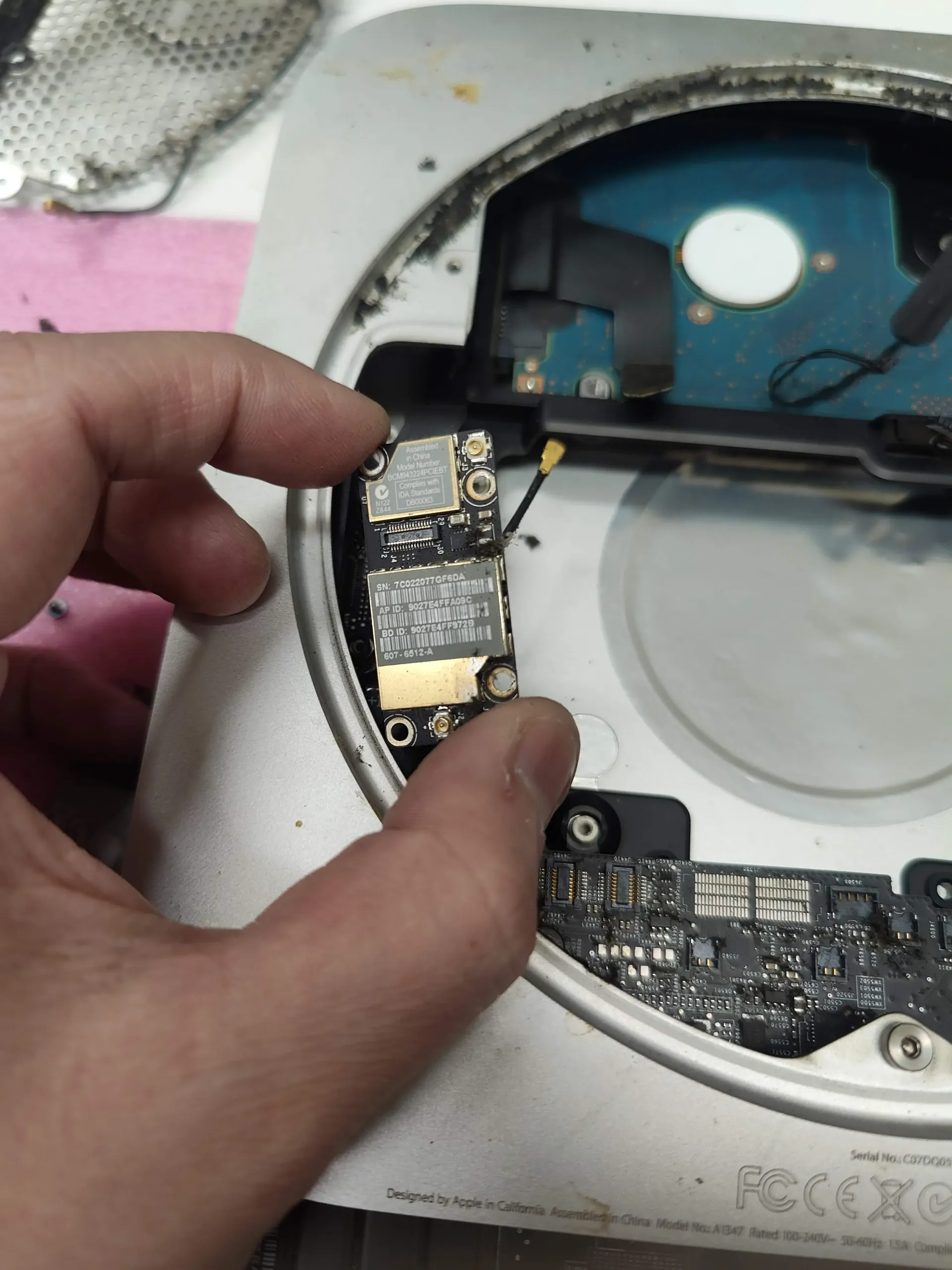WiFi card in a Mac Mini 2010